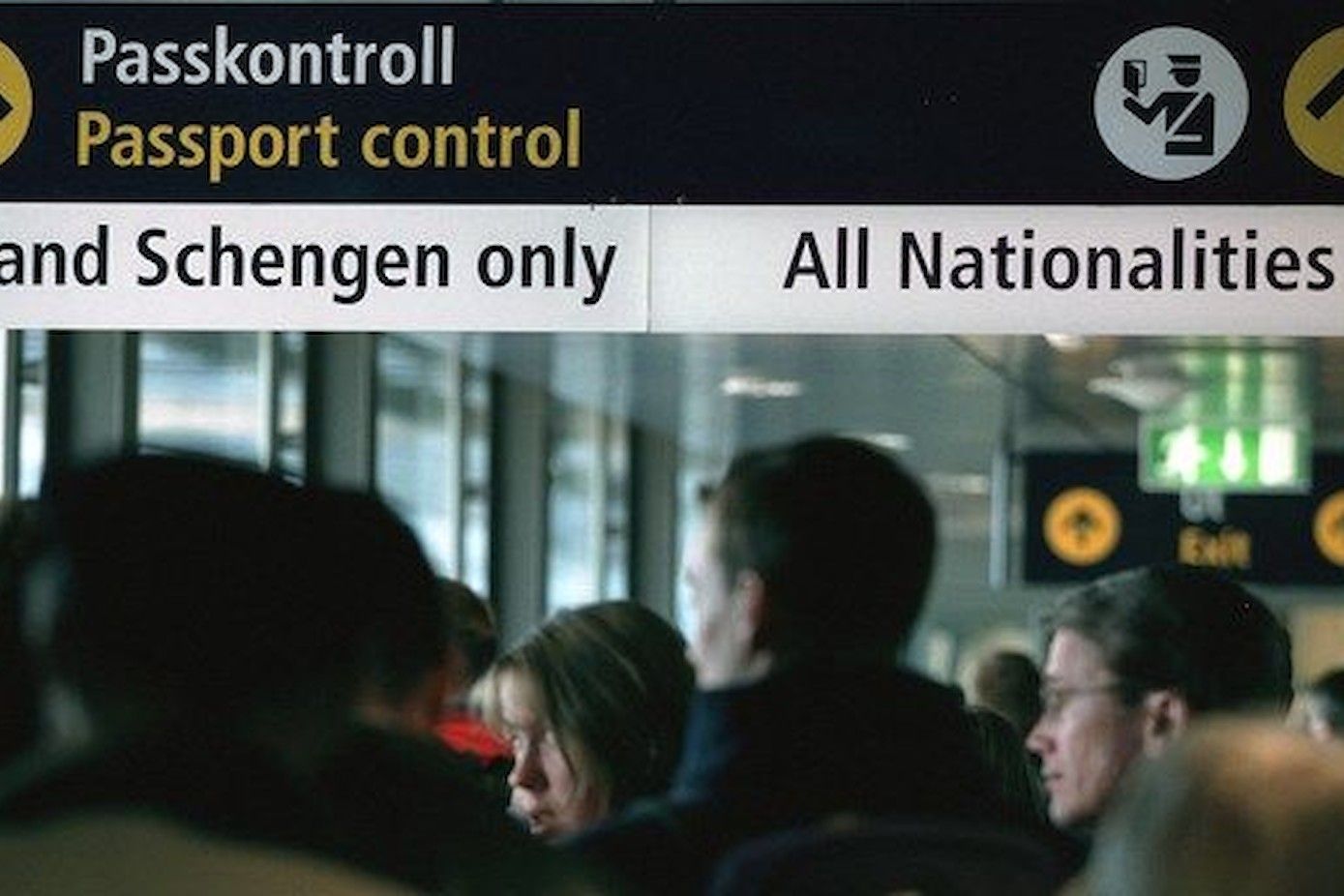 Paspoortcontrole op Arlanda Airport