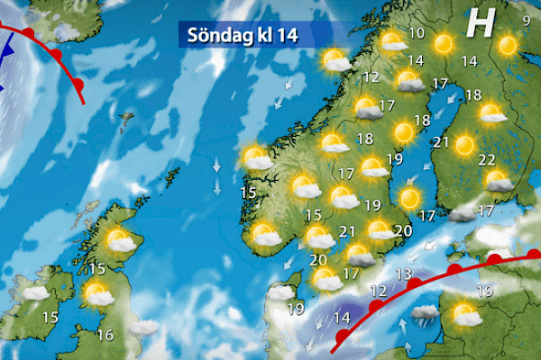 Weer in Zweden | ZwedenWeb