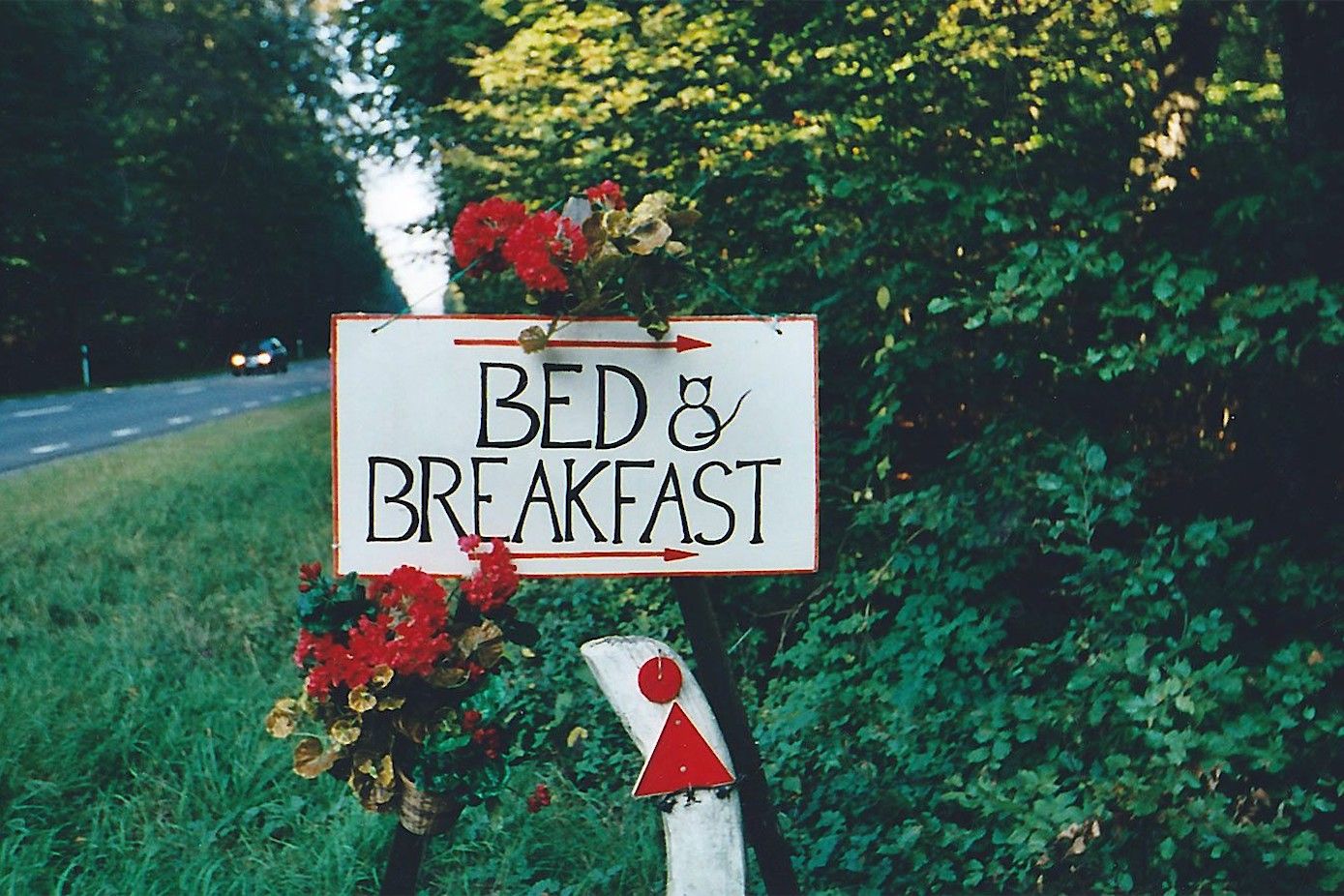Een Bed & Breakfast onderweg.