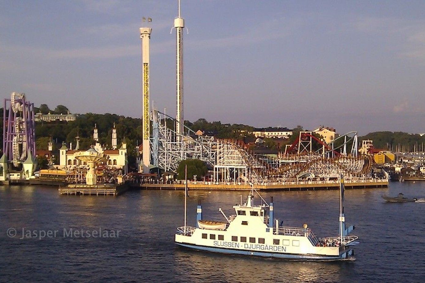 Het pretpark Gröna Lund op het eiland Djurgården.