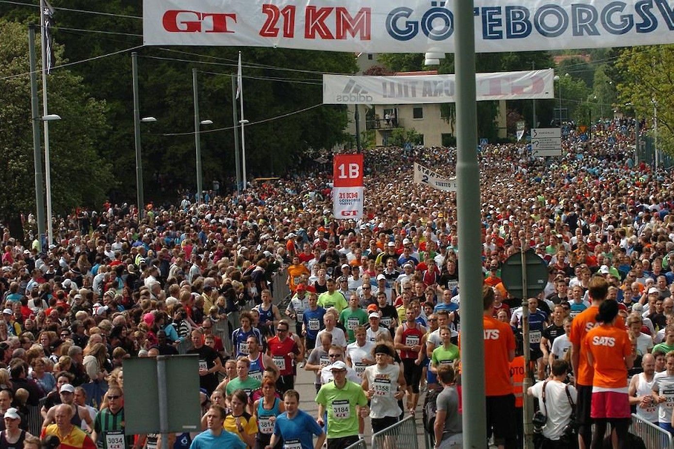 De start van GöteborgsVarvet in 2011.