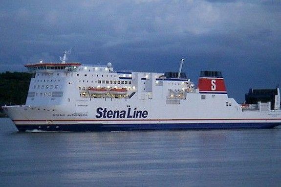 De Stena Jutlandica in Göteborg.