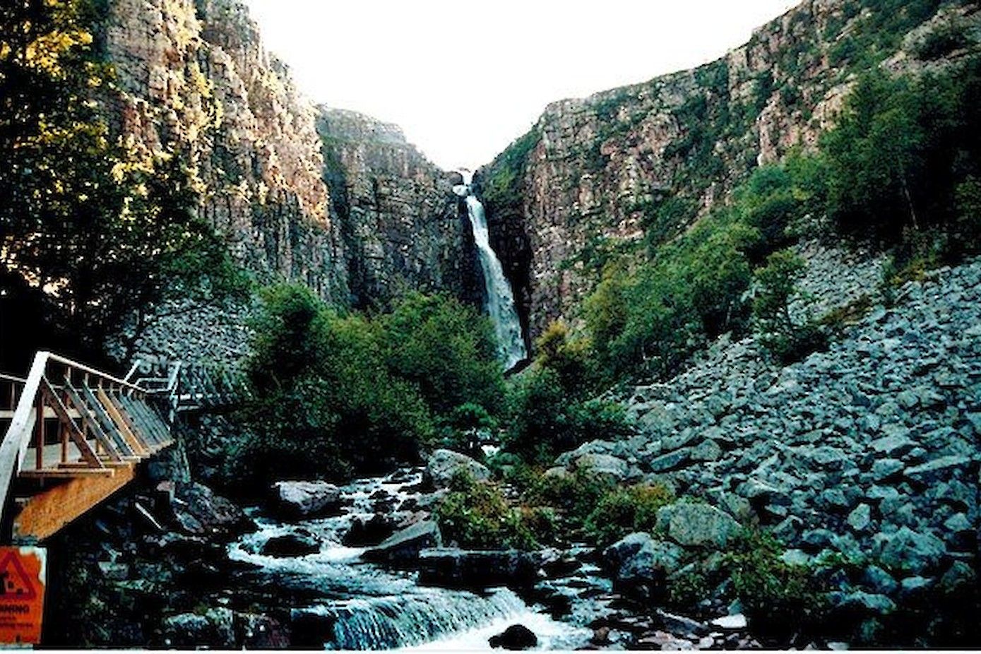 Njupeskär, de hoogste waterval van Zweden.