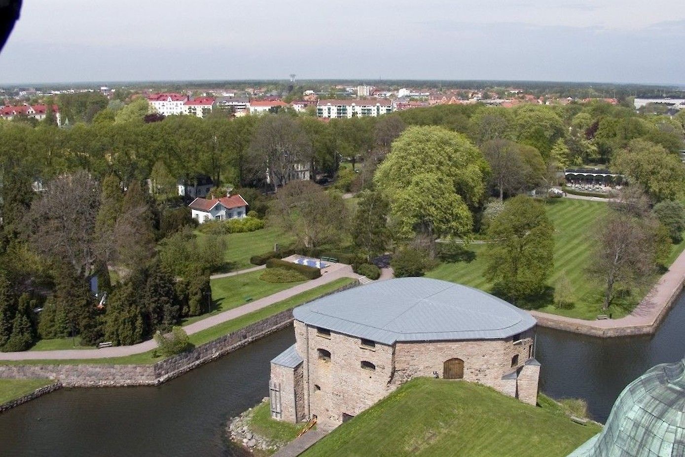 Het Stadspark in Kalmar.