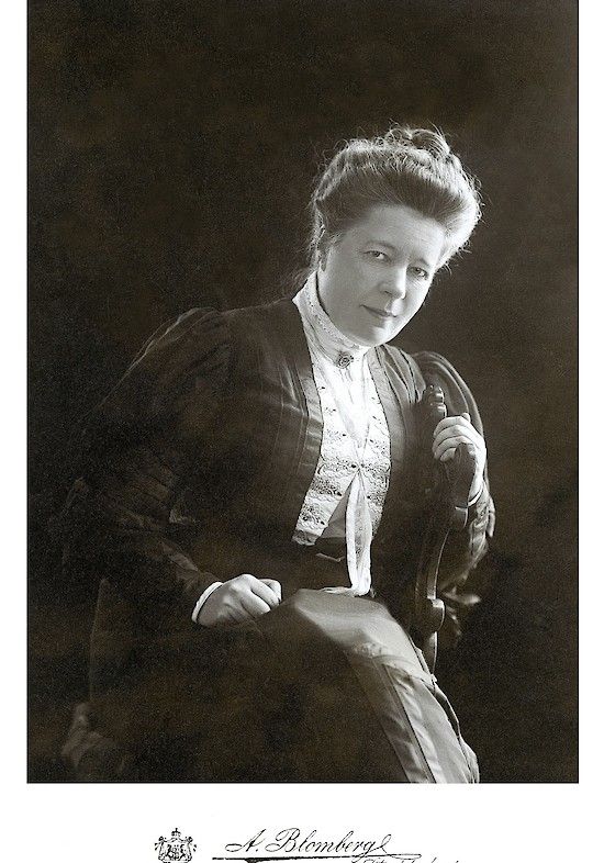 Selma Lagerlöf, een portret uit 1906.