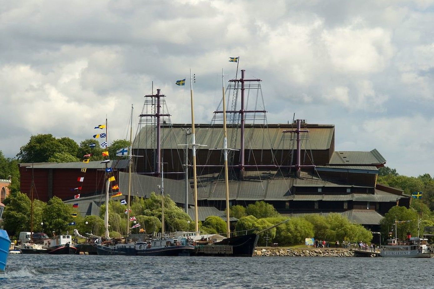 Het Vasamuseum op het eiland Djurgården in Stockholm.