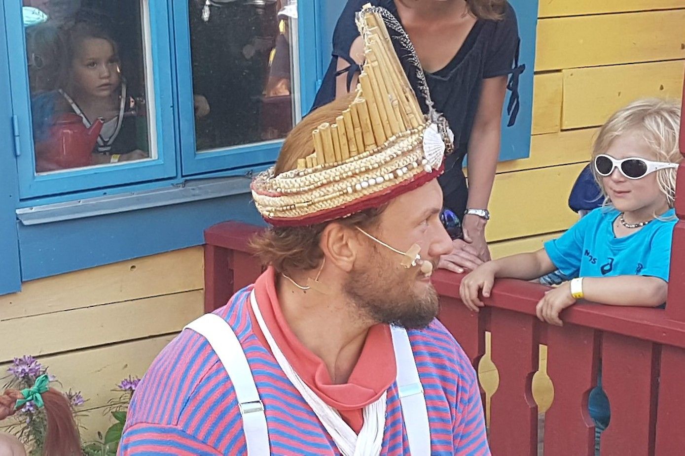 Kapitein Efraïm Langkous voor Villa Kakelbont