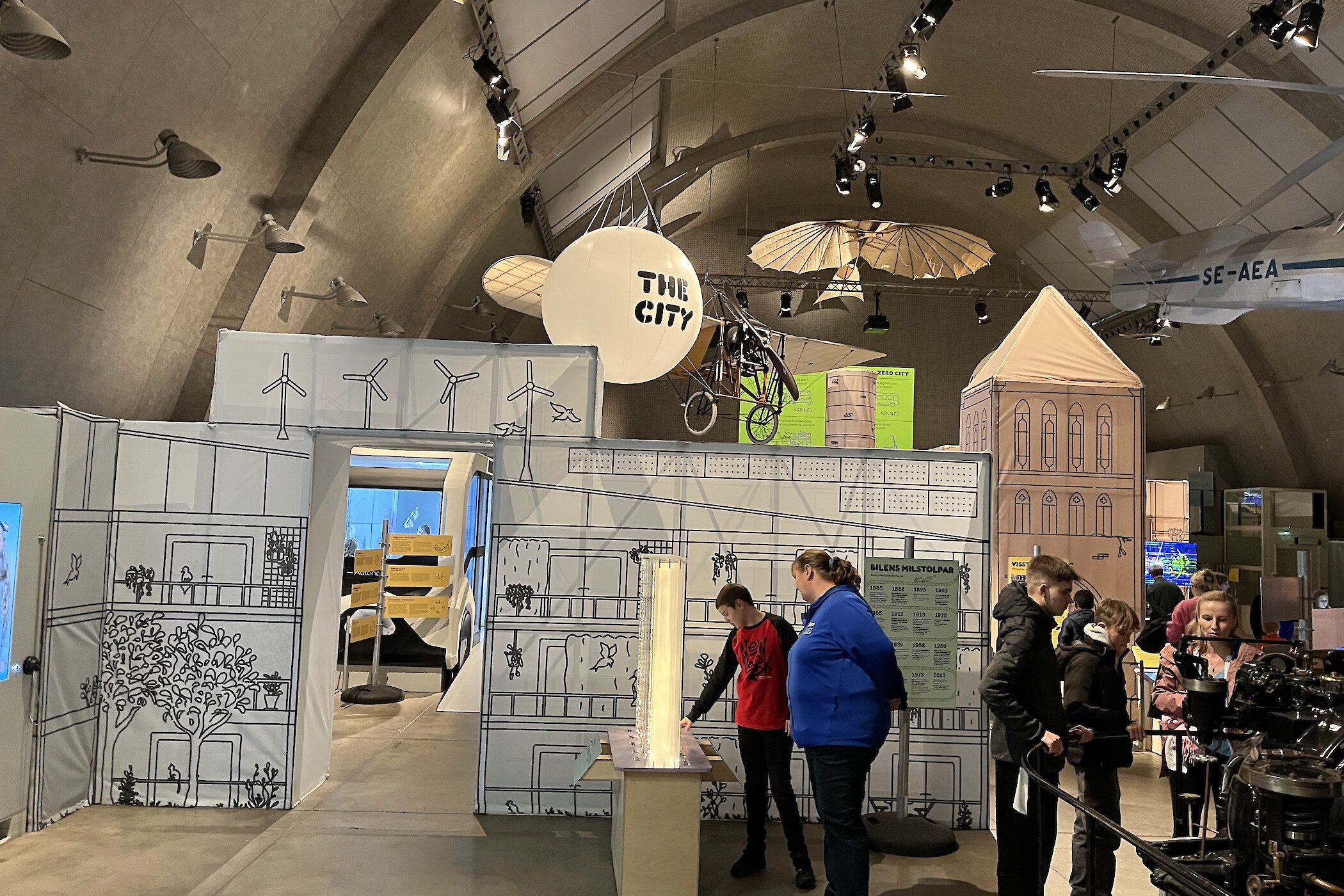 De tentoonstelling Zero City-